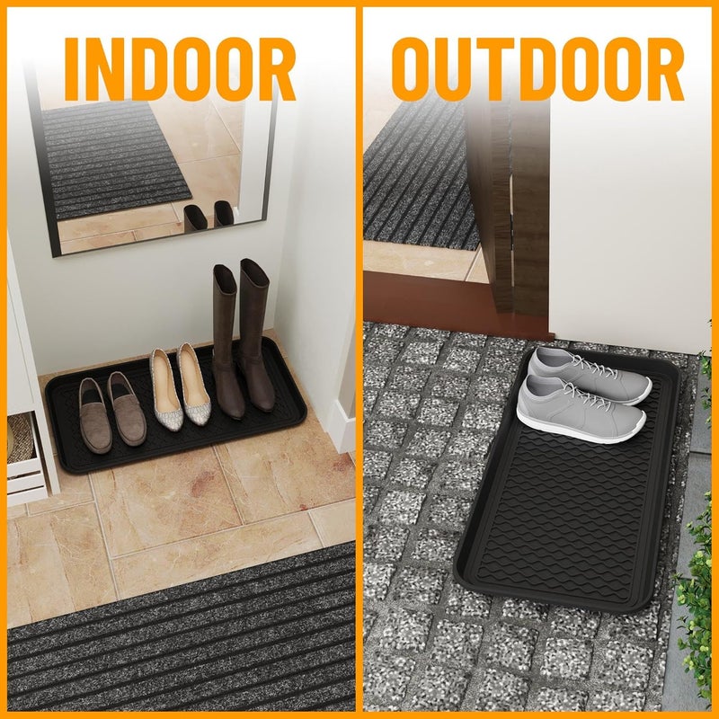 Ottomanson Multipurpose All Season Boot Tray Mat, Reusable Pee Pad For Dogs, 15" x 30" - Image 4